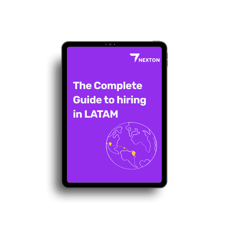 Ebook cover guide to hiring in latam mockup Ebook cover guide to hiring in latam mockup
