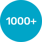 1000+